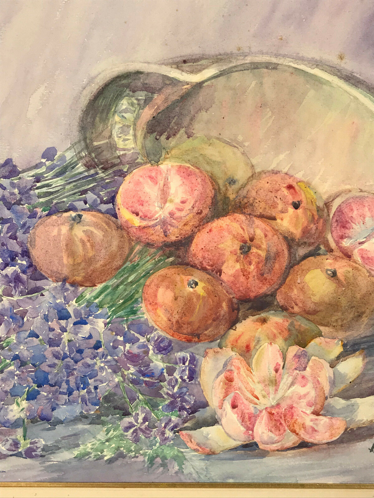Aquarelle des années 1900 signé A. Bassée