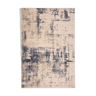 Tapis en laine abstrait 3,1x4,3 m bleu beige