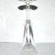 Saint-louis series of 6 crystal champagne flutes cut cerdagne