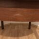Scandinavian extendable teak dining table
