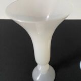 White opaline vase or soliflore