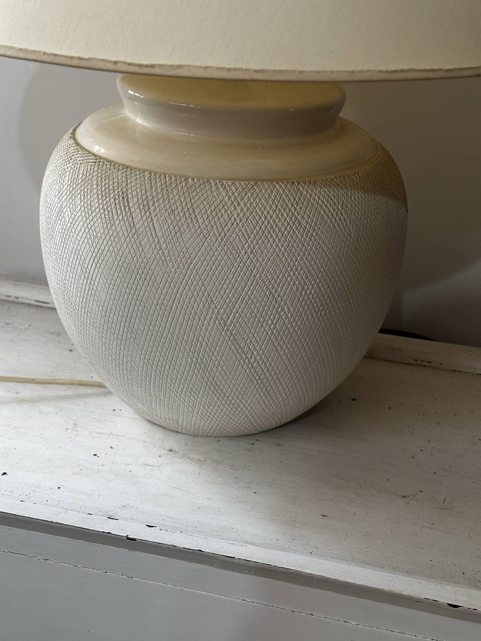 Ceramic lamp from the 80s