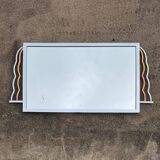 Chrome Art Deco mirror