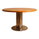 Circular dining table