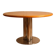 Circular dining table
