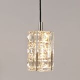 Bakalowits Vienna, up to three faceted crystal pendant lamps, Austria, 1960s