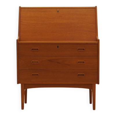 Secrétaire en teck, design danois, années 1960, Arne Wahl Iversen, Vinde Møbelfabrik