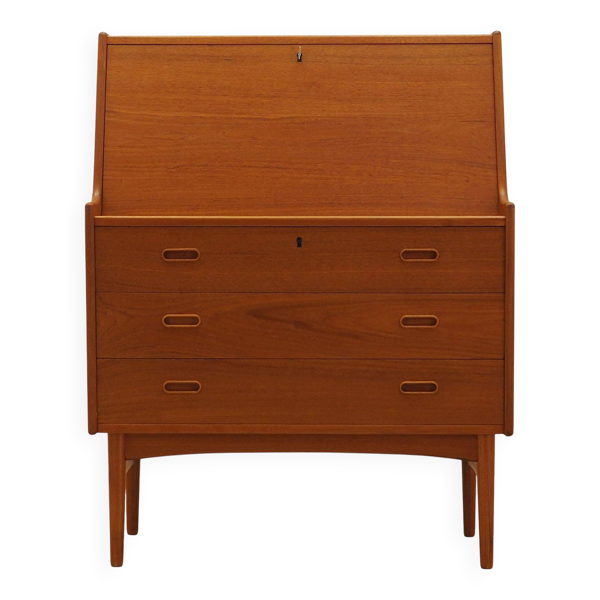 Secrétaire en teck, design danois, années 1960, Arne Wahl Iversen, Vinde Møbelfabrik