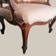 Salon Rocaille / Rococo - 2 fauteuils & 2 chaises - Noyer XIXe