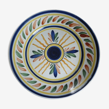 Assiette en faience HB Quimper