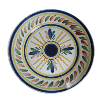 Assiette en faience HB Quimper