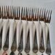 12 silver-plated metal fish cutlery pieces by Guildar, 24 pieces.