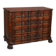 Luxurious carved Neo-Renaissance chest of drawers.