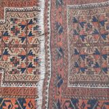 Hand knotted wool rug 76x117cm