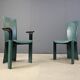 Vintage dining chairs by Pietro costantini, 1980s, set of 6