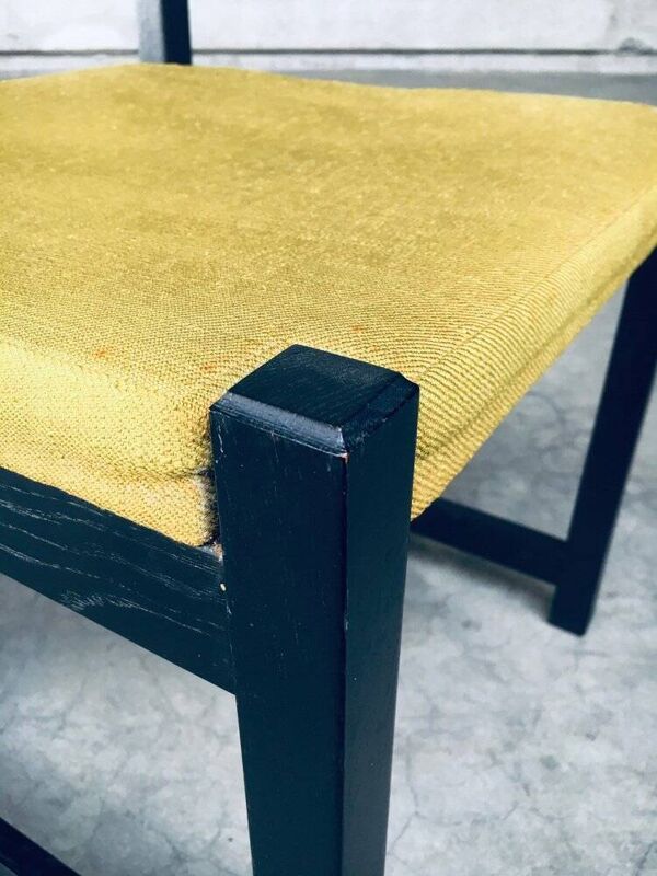 Mid-Century Modern Dining Chair Set by J. Batenburg for Mi, Belgium 1969, Set of 6