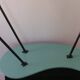 Table basse tripode en forme de haricot années 50/60