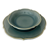 Ensemble assiette plate et bol Geneviève Lethu Mathilde