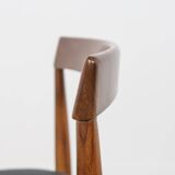 Mid-Century Teak Dining Table and Chairs Set by Hans Olsen for Frem Røjle.