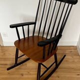 Vintage Scandinavian design rocking chair