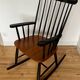 Vintage Scandinavian design rocking chair
