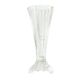 Art Deco vase, transparent glass, Poland, 1930s