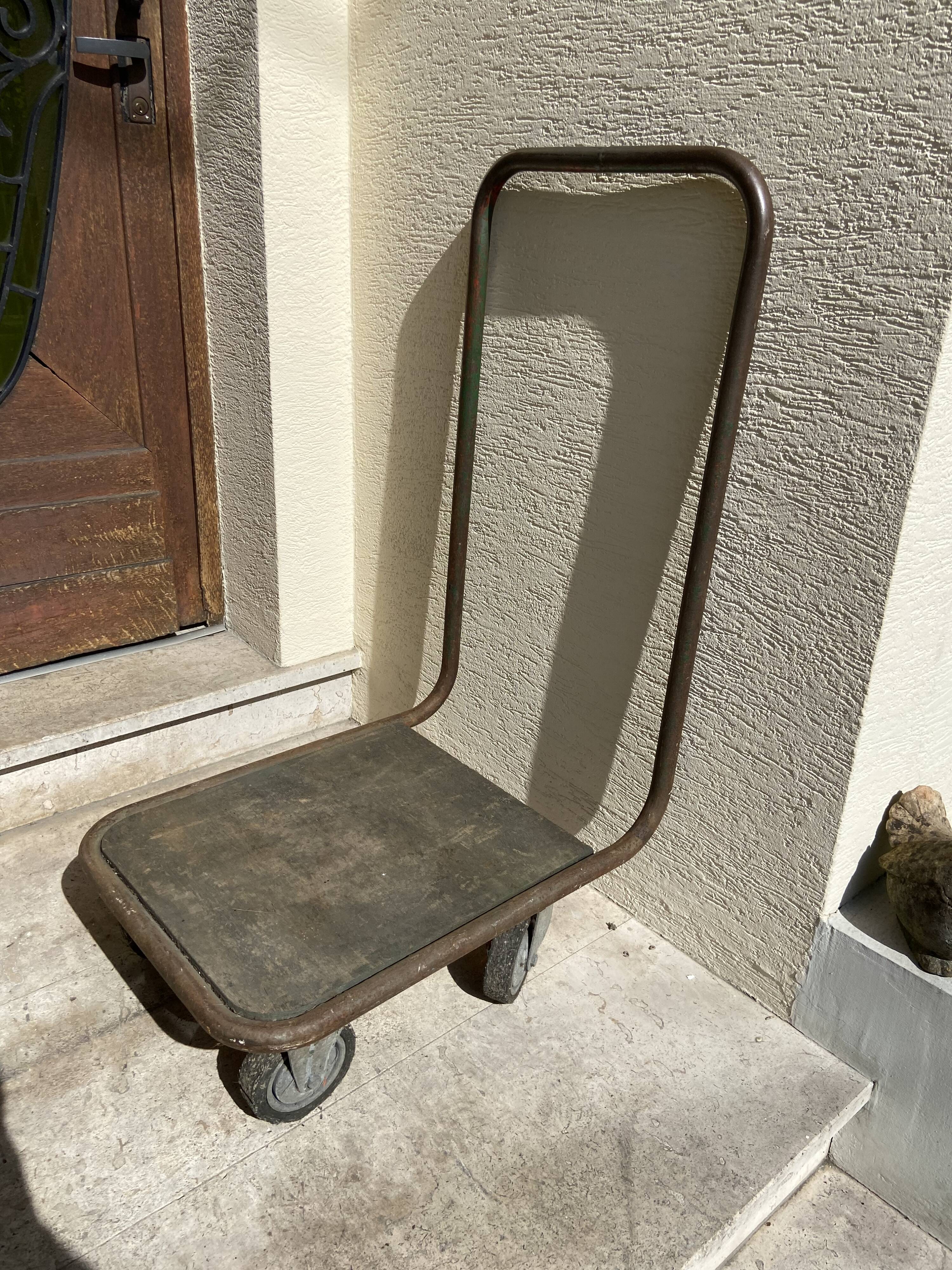 Vintage industrial trolley 1950