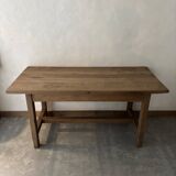 Rustic oak farmhouse table