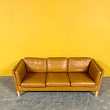 Danich vintage  seater cognac leather sofa