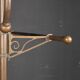 Antique 19thc victorian pair of brass coat stands c.1890