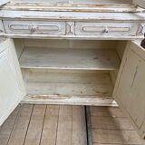 Old white patina vessel