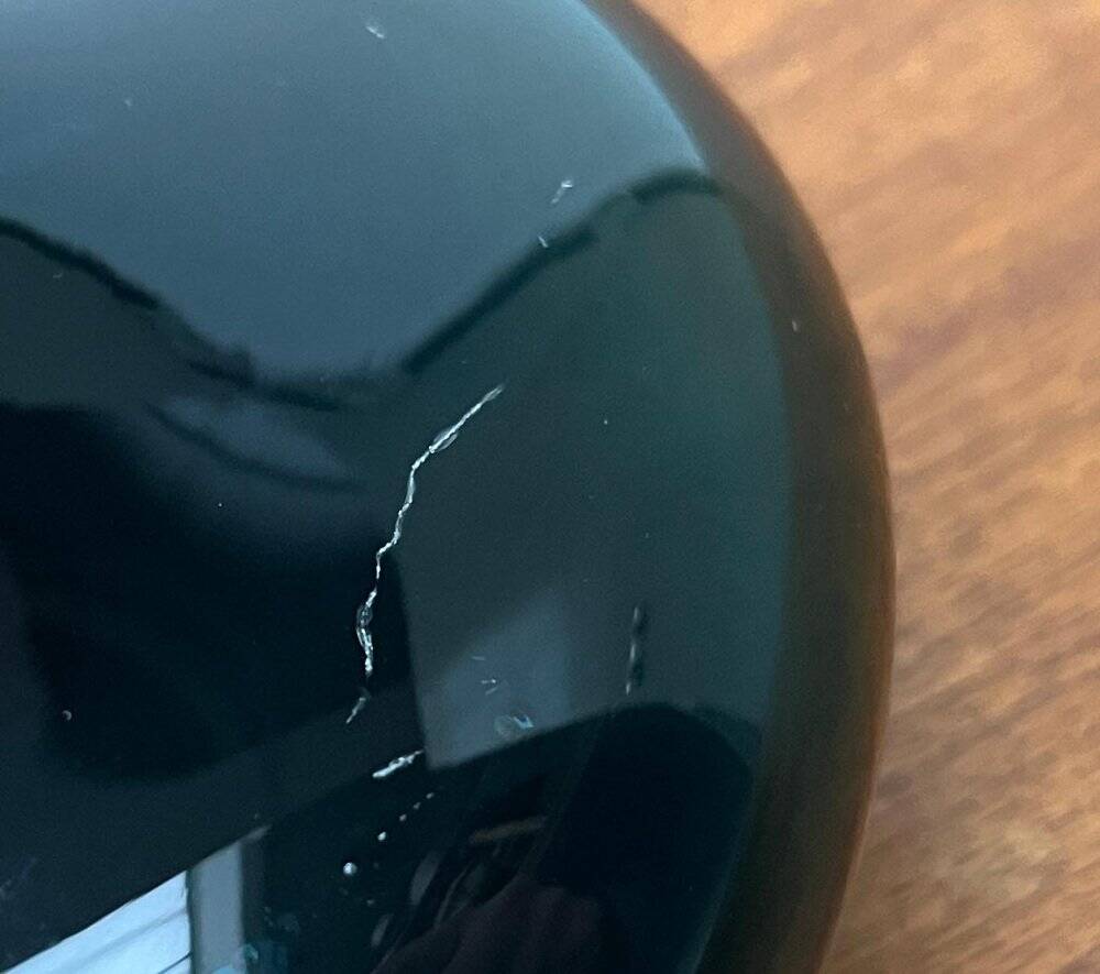 Mid-century Scandinavian glass vase, 1960s