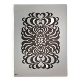 Tapis en laine double face graphique du milieu du siècle Berit Woelfer 160x240cm, signé