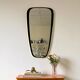 Miroir rétro freeform des années 1950