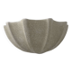 Applique vintage coquillage porcelaine, beige moucheté, France 1960