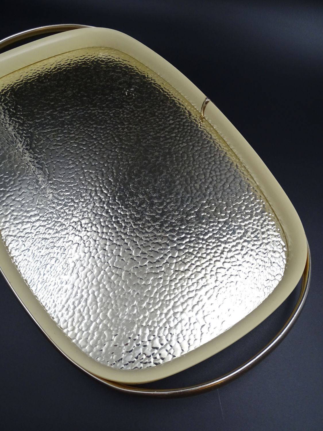 1970s Plateau - Silver Italian Design - Medium Size - So Vintage