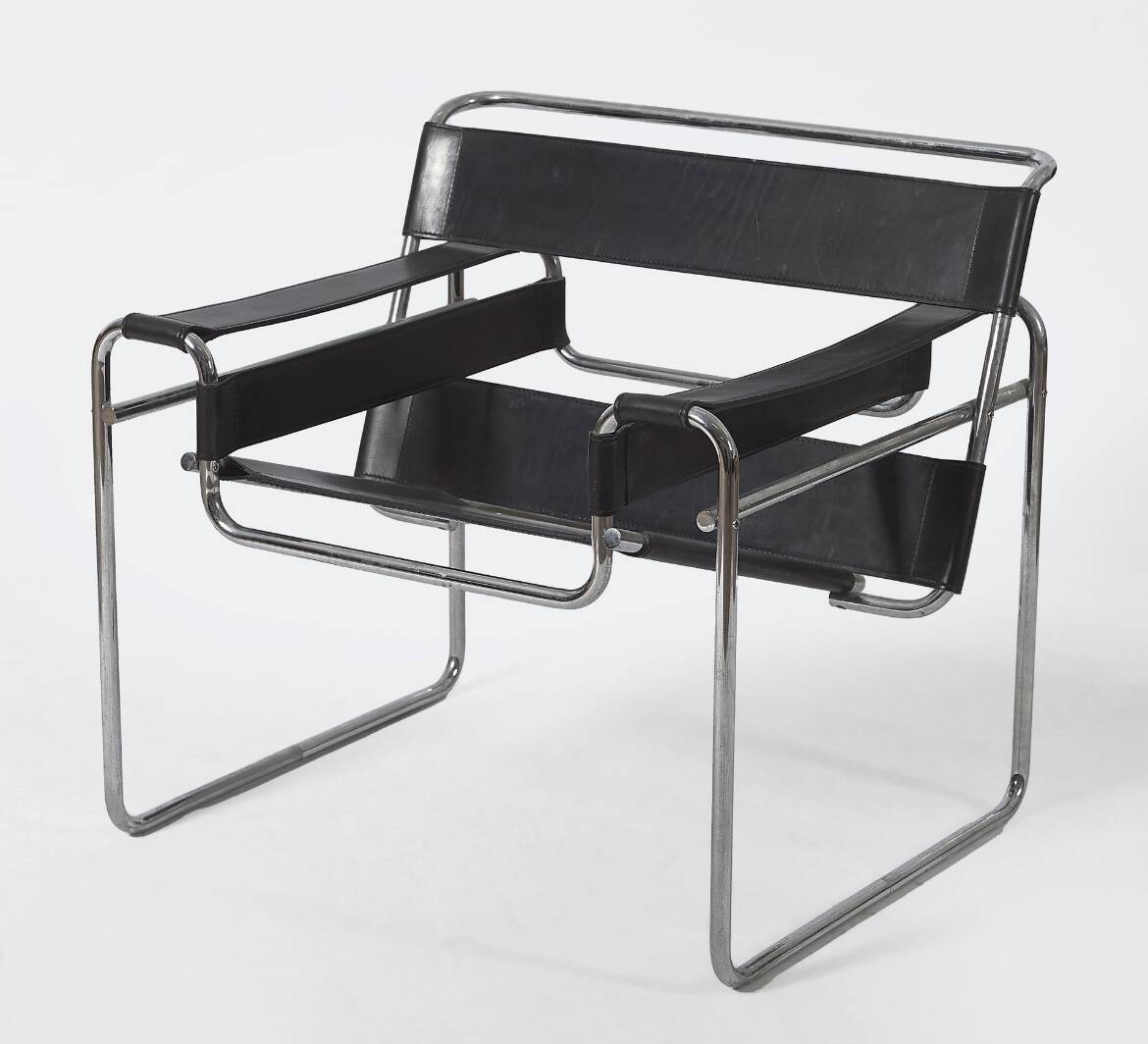 Pair of B3 "Wassily" armchairs by Marcel Breuer