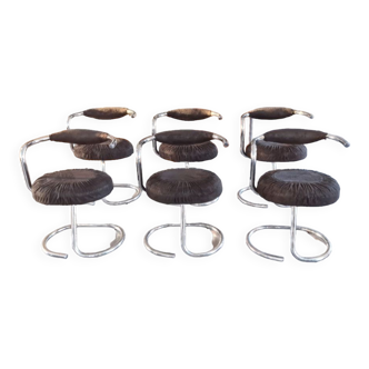 Cobra chairs by Giotto Stoppino