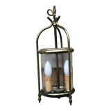 Lanterne en laiton doré