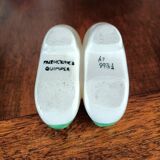 Salt and pepper shakers. Breton clogs