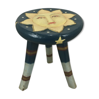 Stool tripod sun child