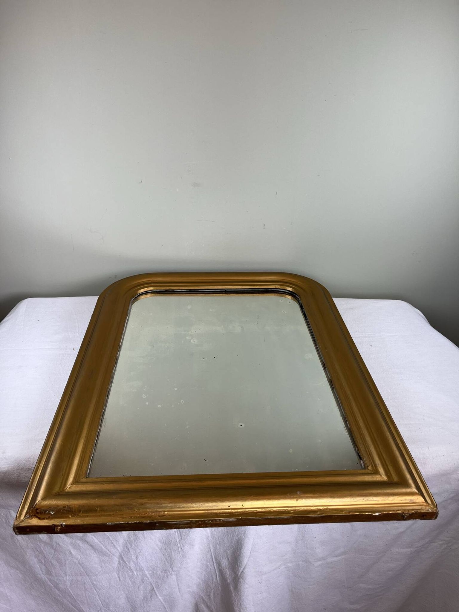 Miroir doré ancien fin XIX ème