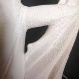 Art Deco lamp with stoneware resin sculpture, 1960s