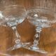 6 Mismatched Engraved Champagne Glasses