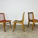 3 Louis Sognot scoubidou chairs from the 1950s
