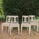 Lot 4 chaises directoire