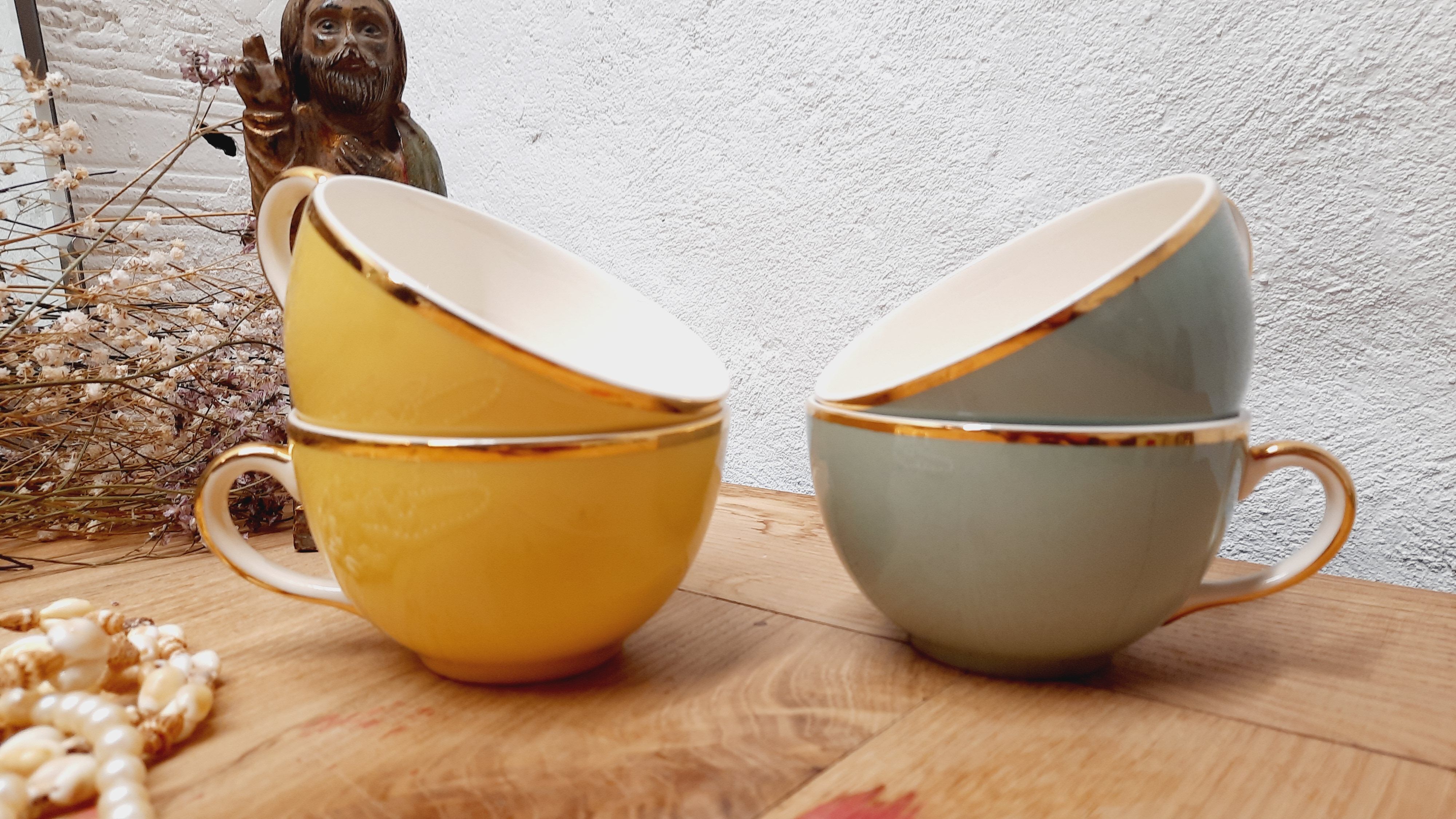 Set 4 tasses à déjeûner Villeroy et Boch
