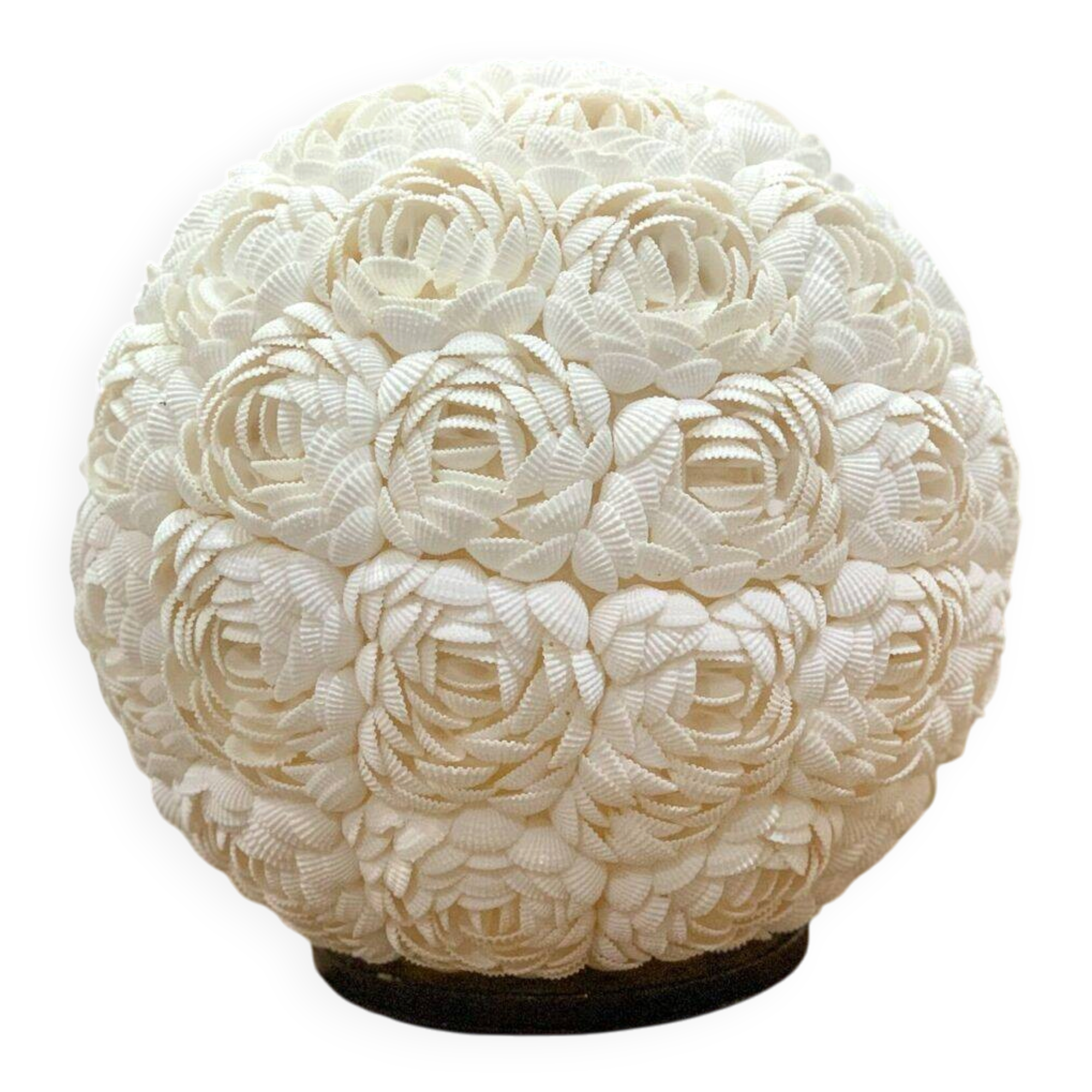 Lampe à poser en coquillages