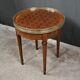 Small bouillotte table in marquetry – mid 20th century