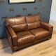 Beautiful buffalo leather 2-seater sofa
